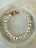 Rose Gold Pearl Bracelet