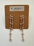 Celeste Cascade Earrings - Rose Gold