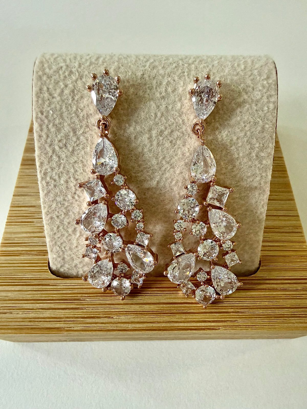 Aurora Drop Earrings - ROSE GOLD