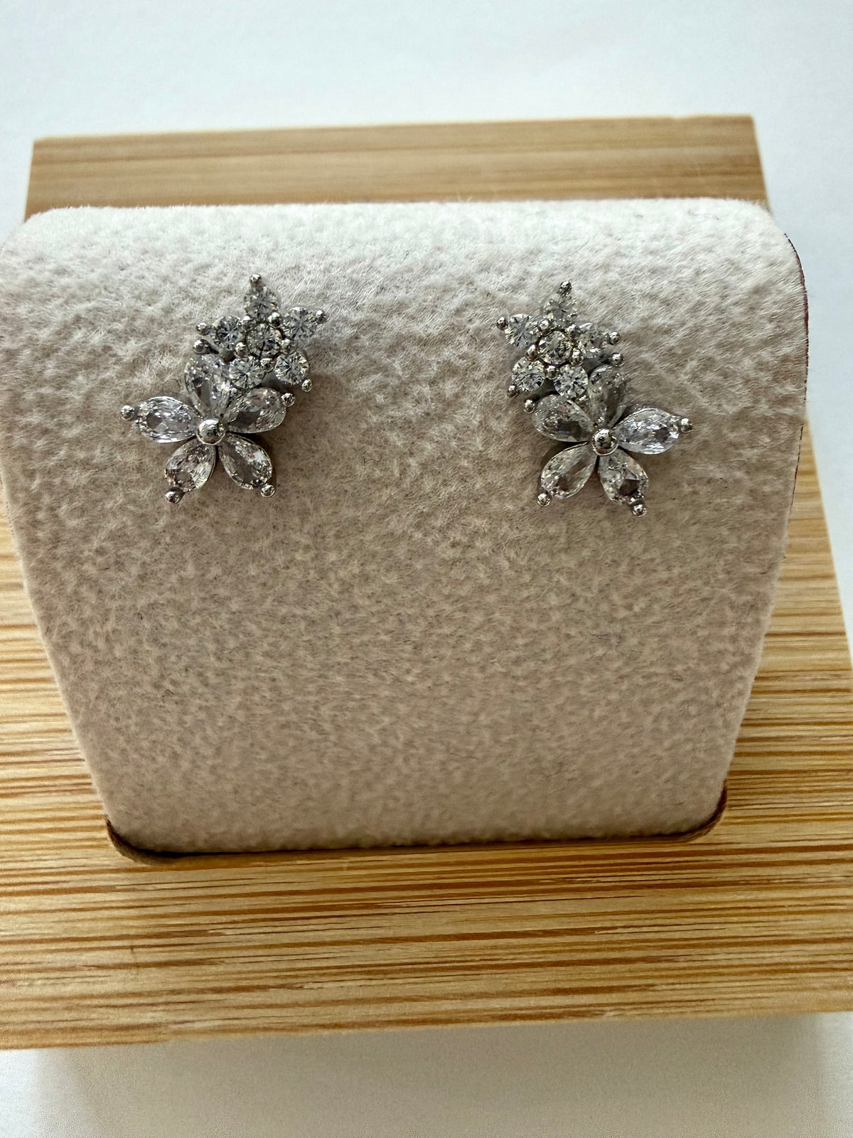 Flora Bloom Earrings - Silver