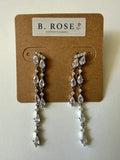 Celeste Cascade Earrings – Silver