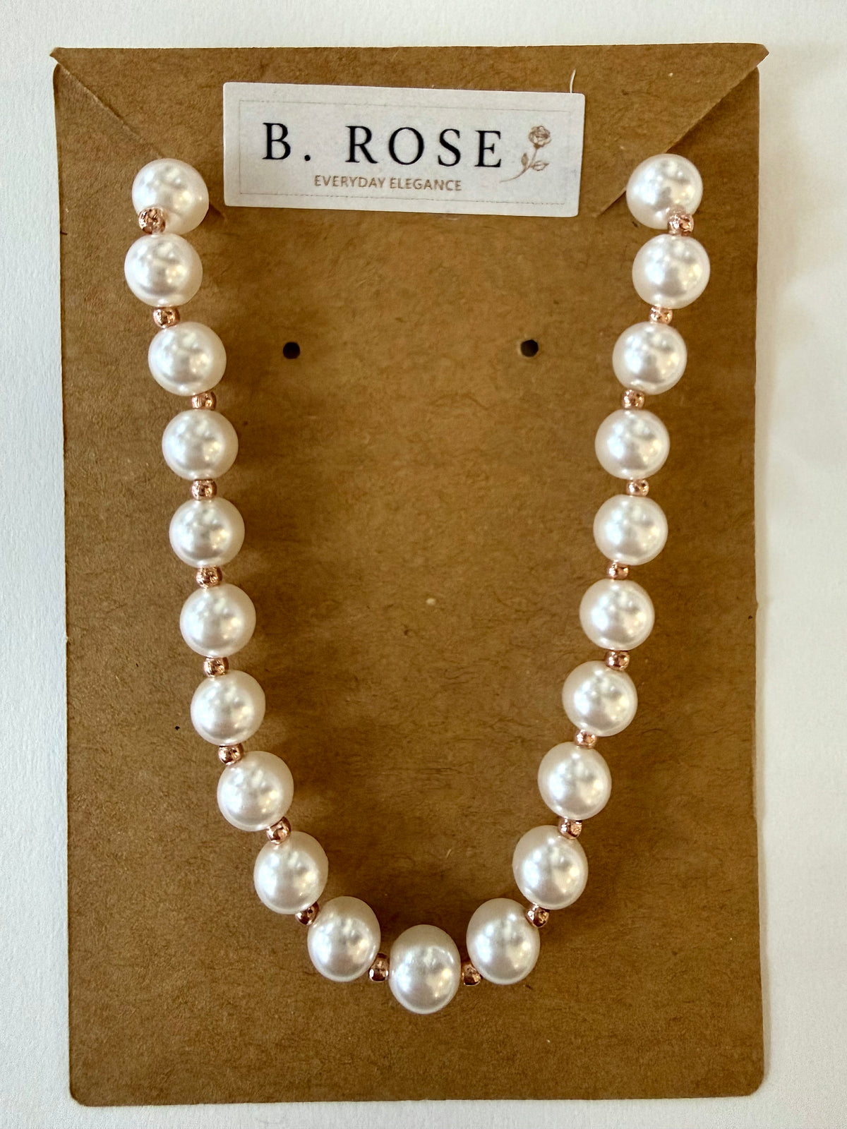 Rose Gold Pearl Bracelet
