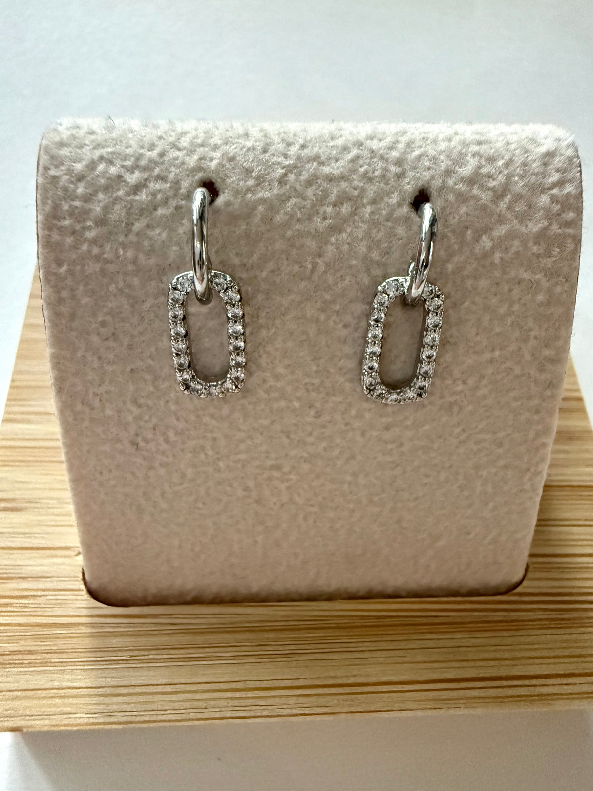 Nova Link Earrings - Silver