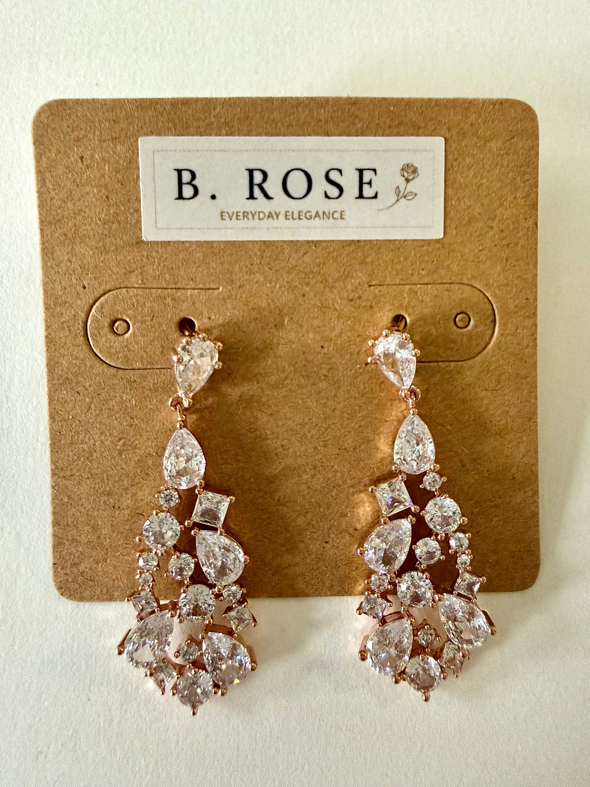 Aurora Drop Earrings - ROSE GOLD
