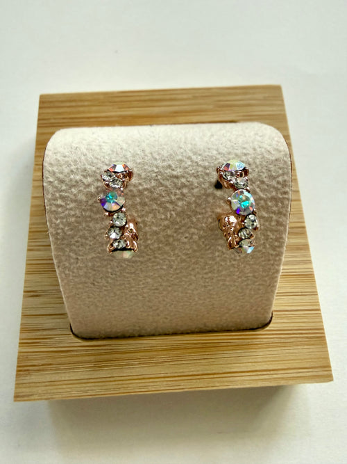Aurora Hoop Earrings - Rose Gold