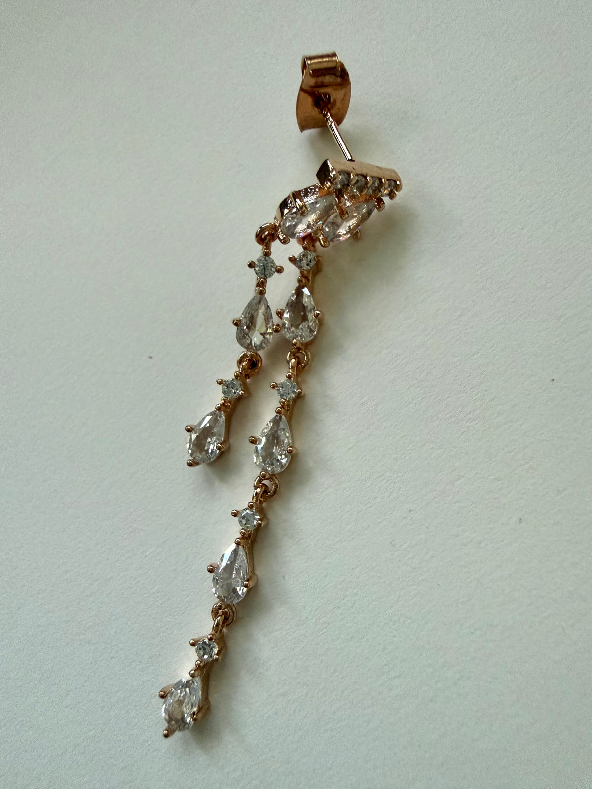Celeste Cascade Earrings - Rose Gold