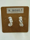 Pearl Blossom Hoops - Silver
