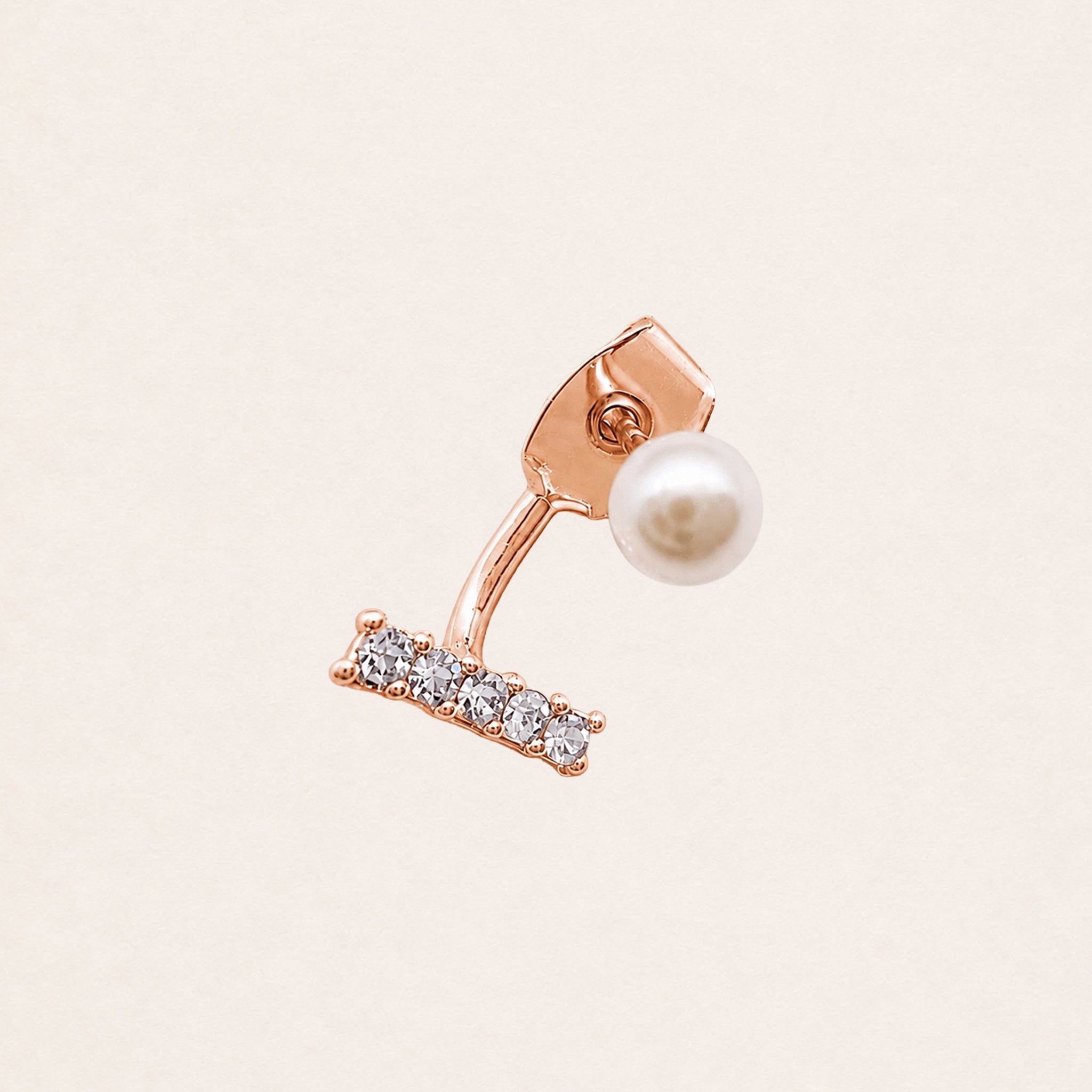 Aria Pearl Bar Earrings