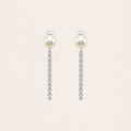 Luna Pearl Tassel Earrings
