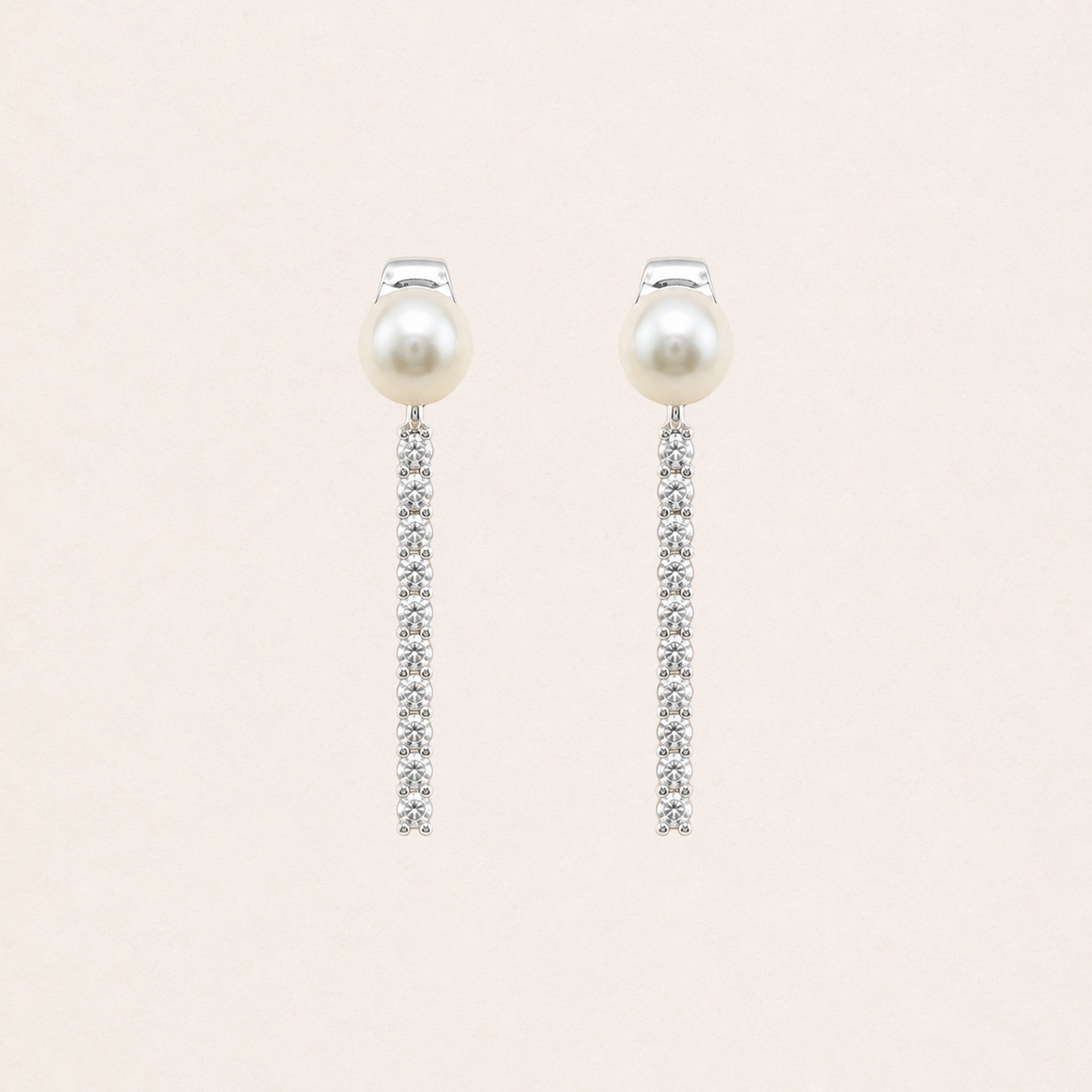 Luna Pearl Tassel Earrings