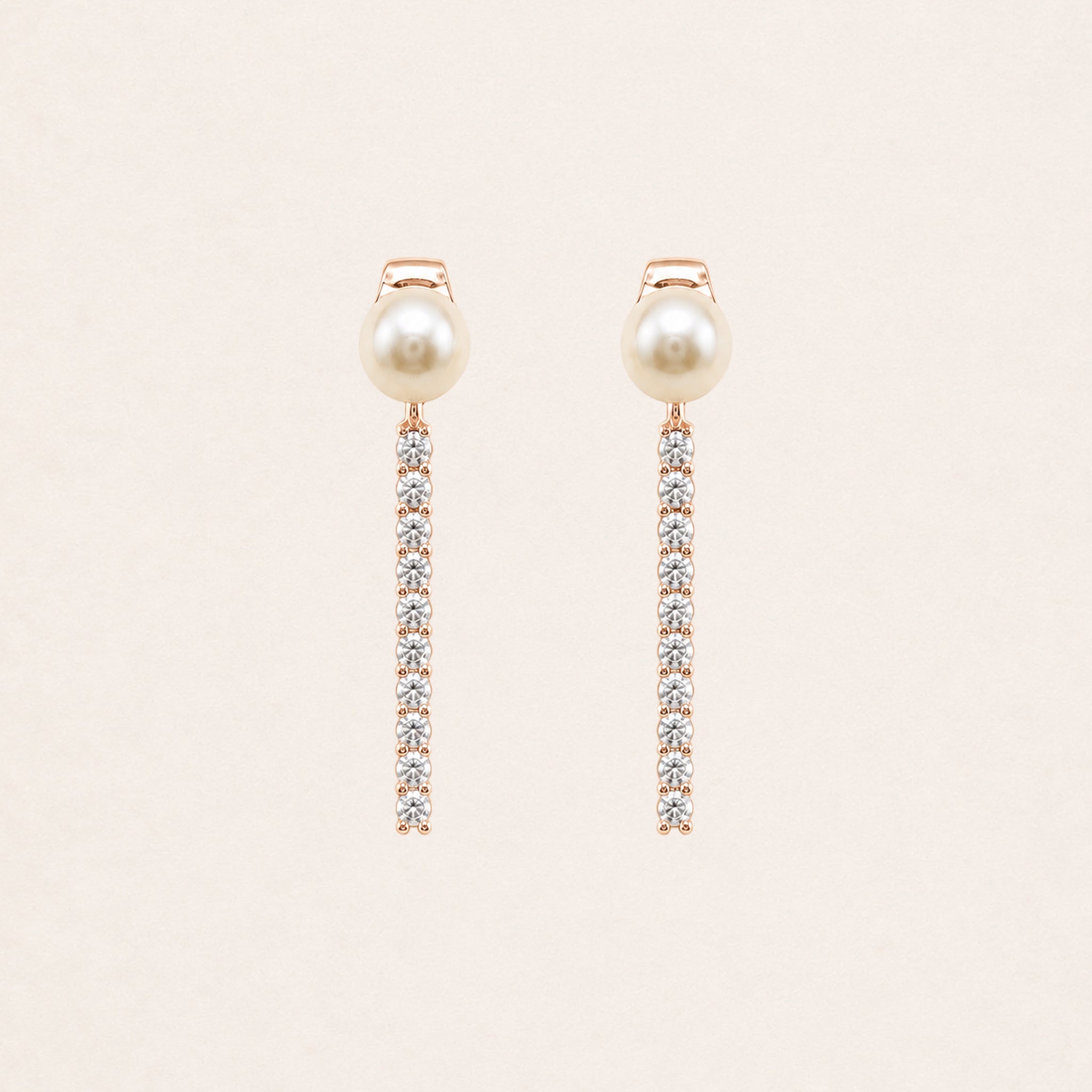Luna Pearl Tassel Earrings