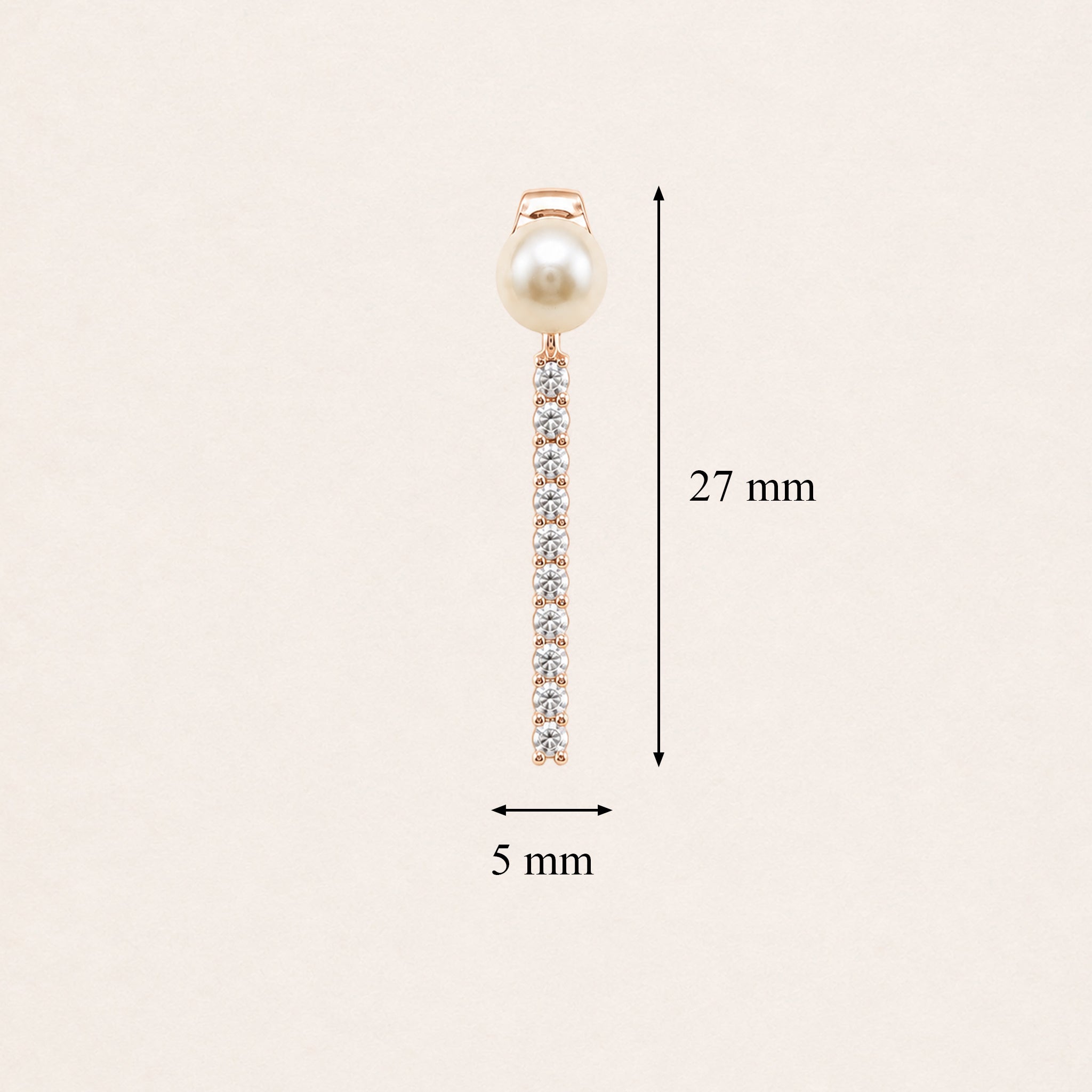 Luna Pearl Tassel Earrings