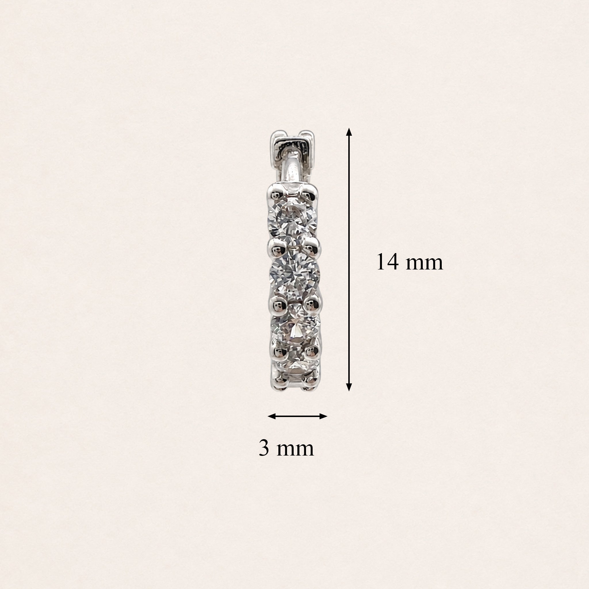 Stella Crystal Hoops