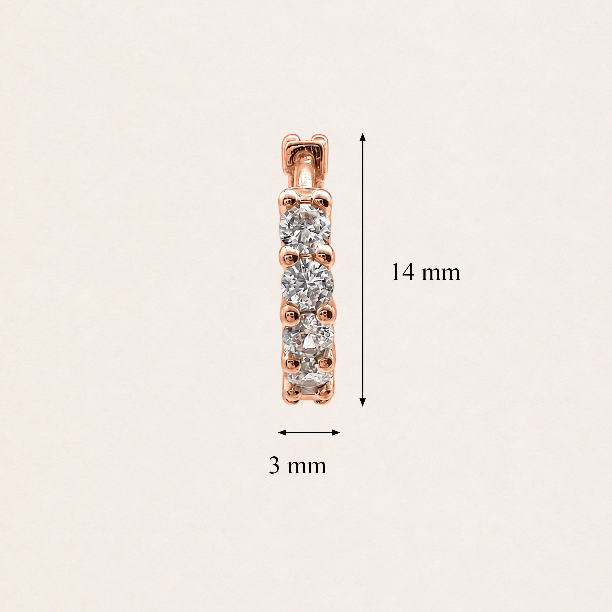 Stella Crystal Hoops