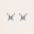Flutter Butterfly Stud Earrings