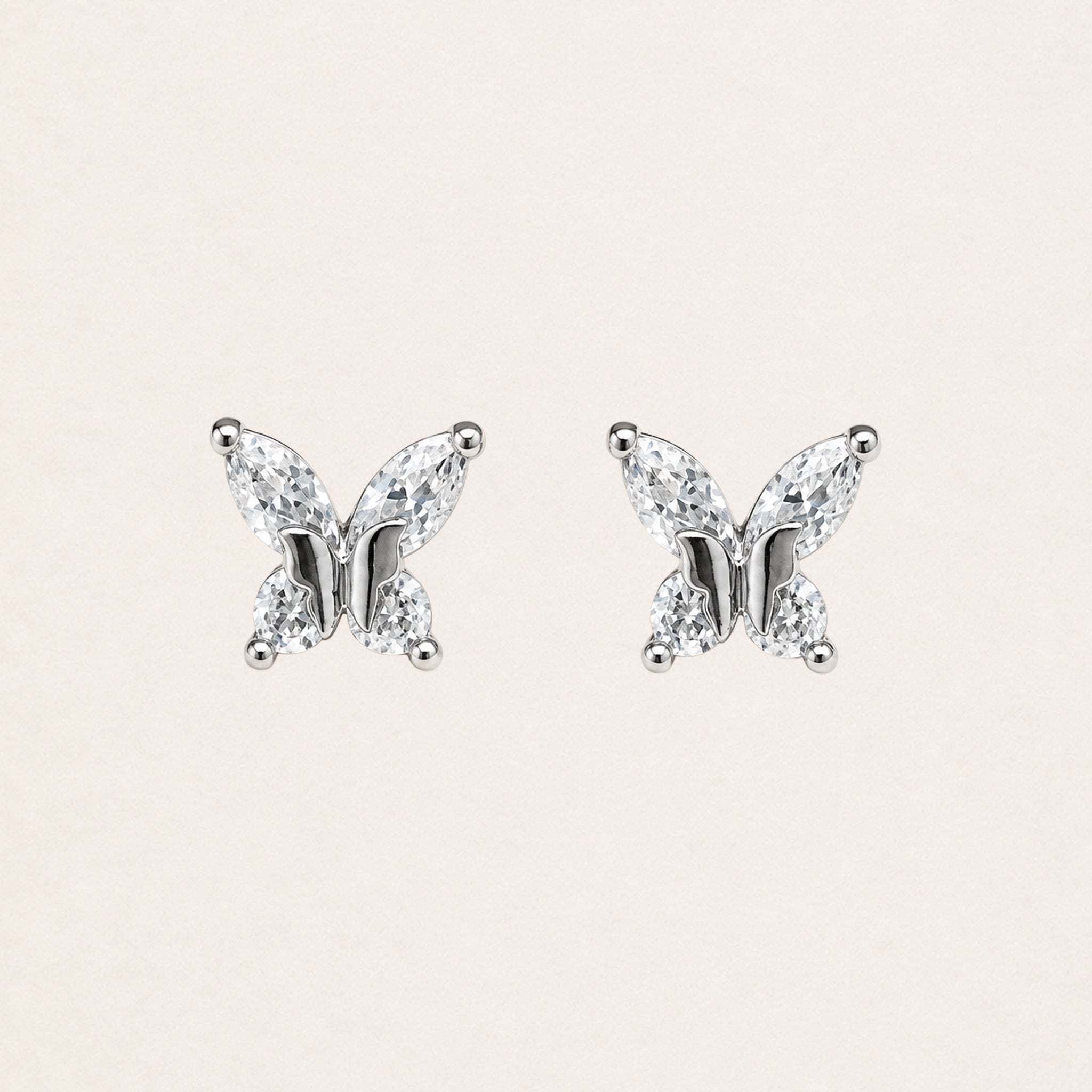 Flutter Butterfly Stud Earrings