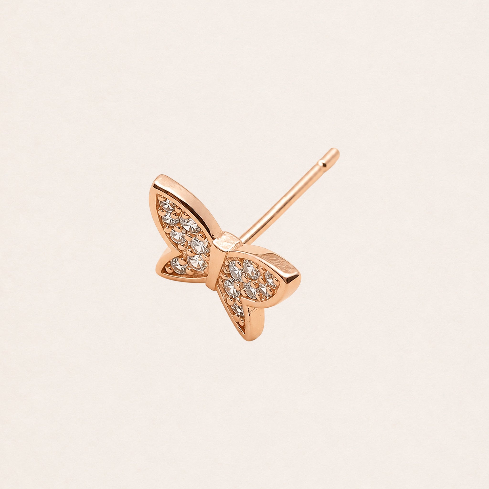Ember Butterfly Stud Earrings