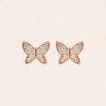 Ember Butterfly Stud Earrings