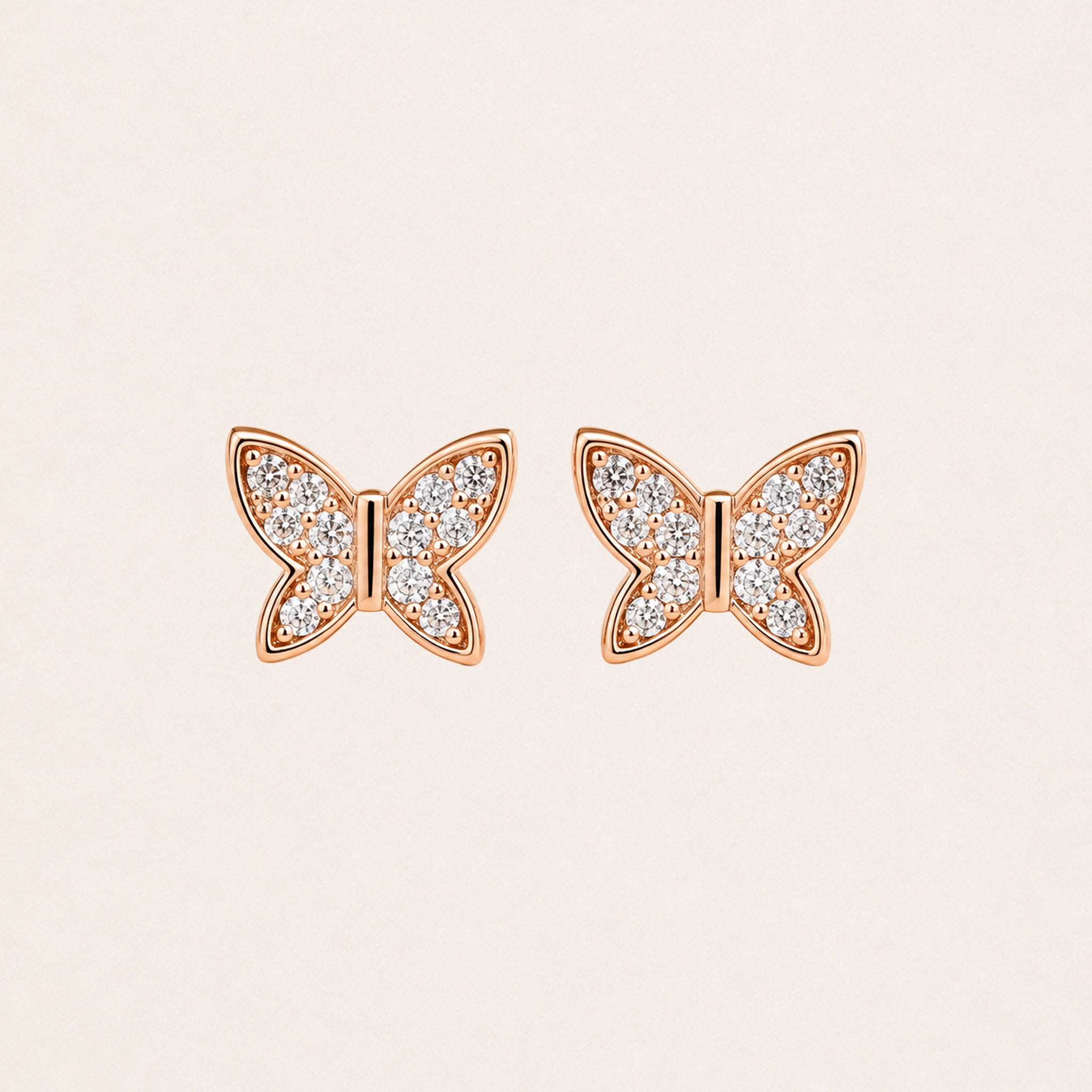 Ember Butterfly Stud Earrings