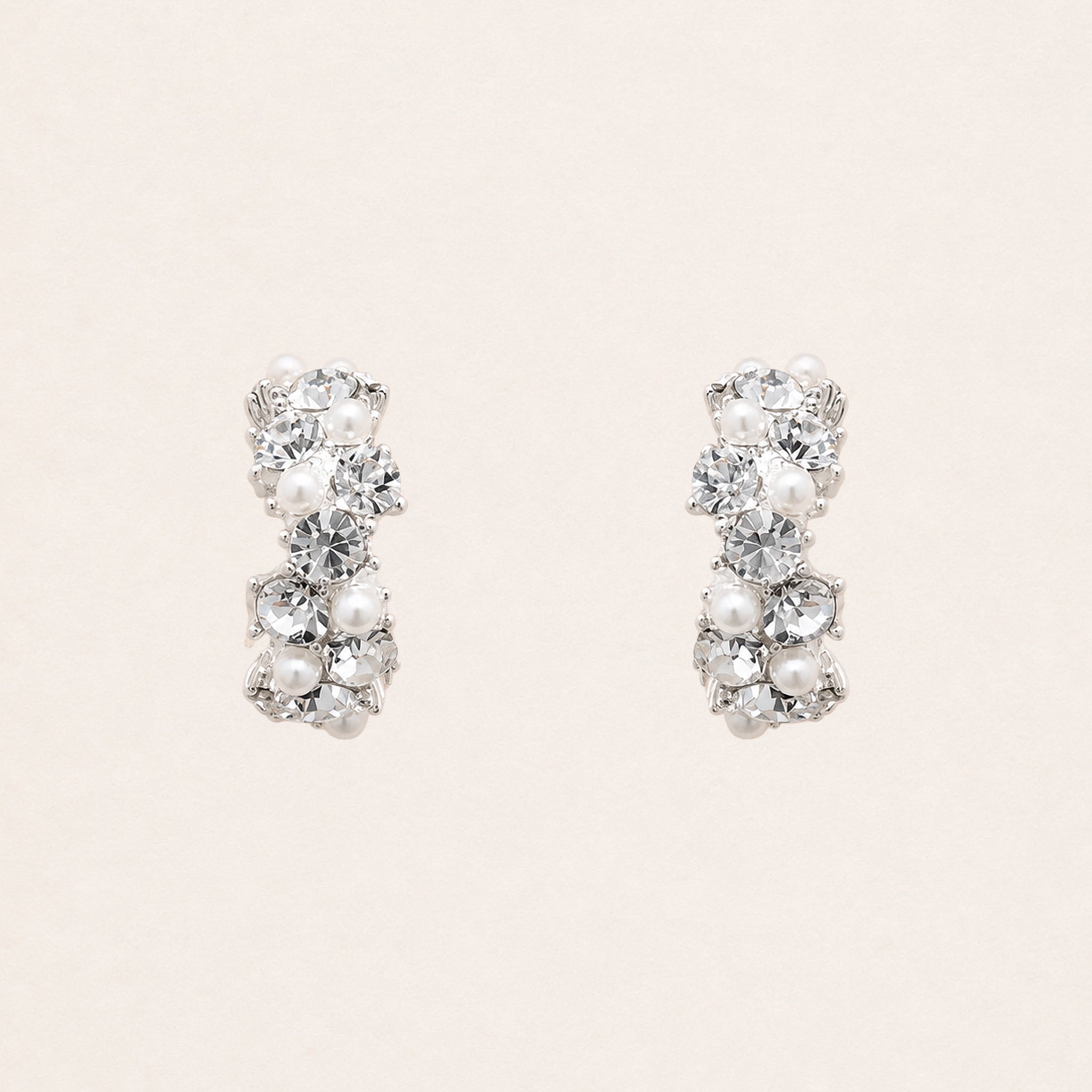 Pearl Blossom Hoops