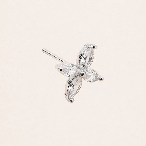 Crystal Bloom Stud Earrings