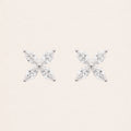 Crystal Bloom Stud Earrings