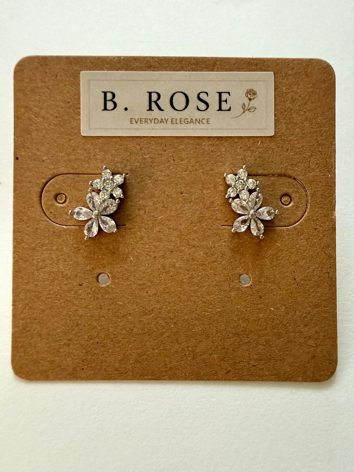 Flora Bloom Earrings - Silver