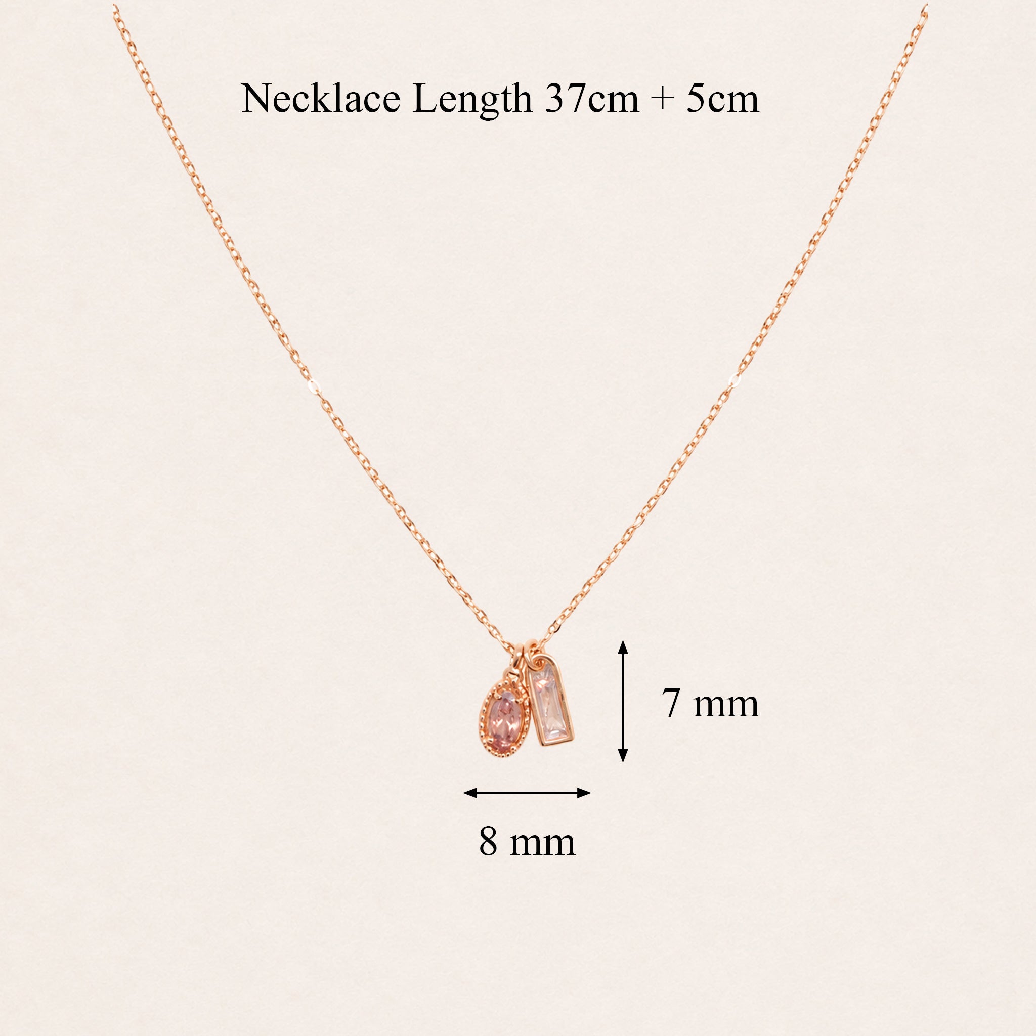 Dual Charm Necklace