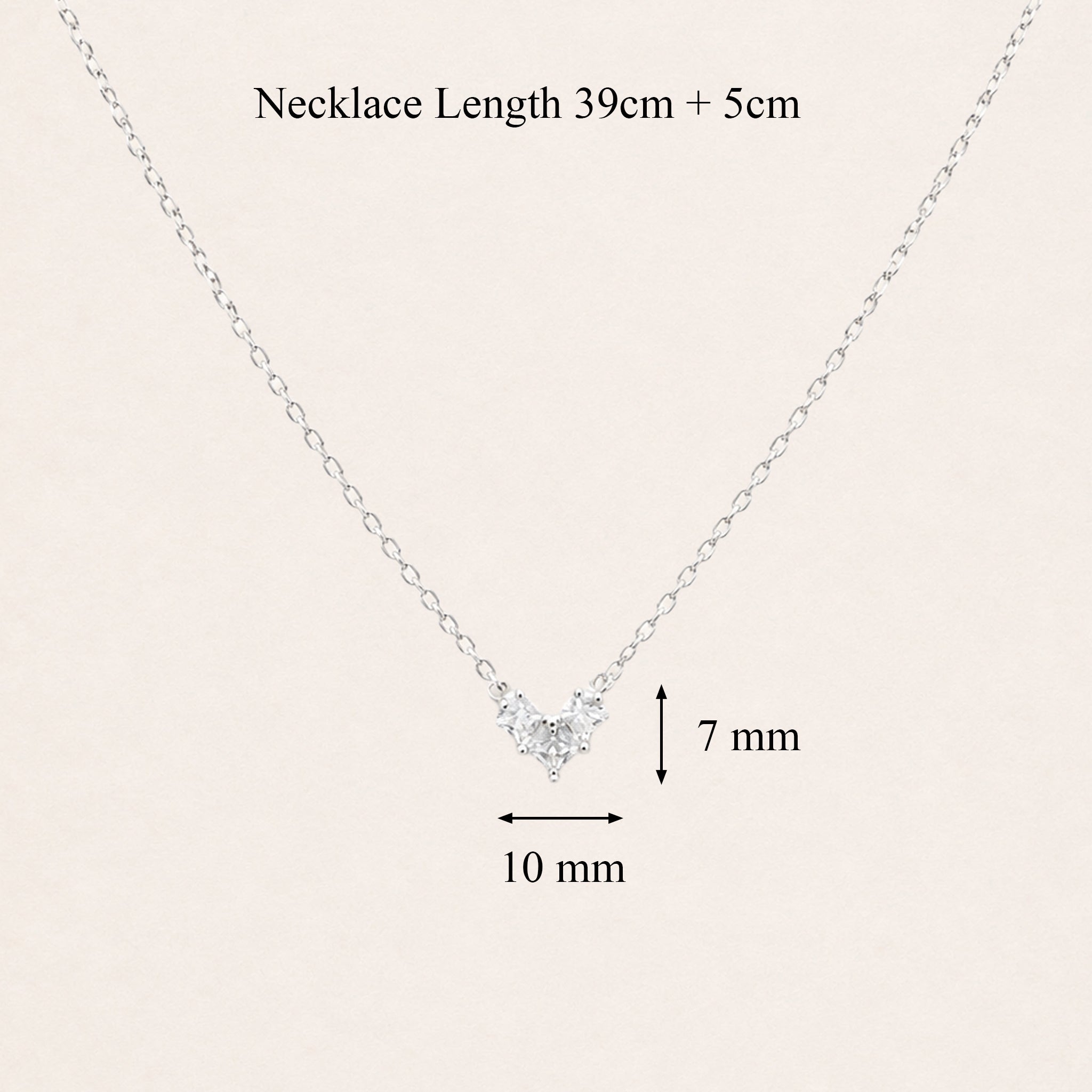 Twinkle Heart Necklace